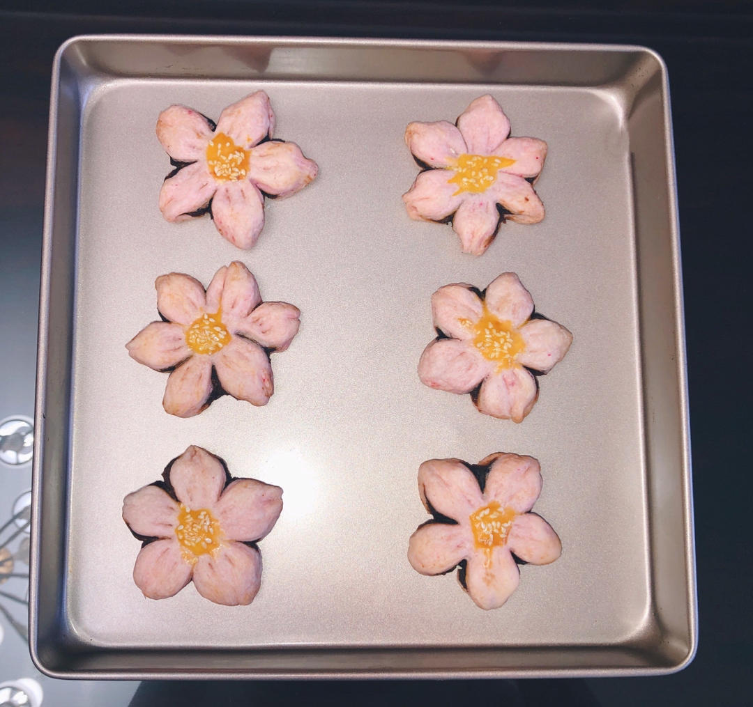 桃花酥🌸（超简单方子，一次成功）