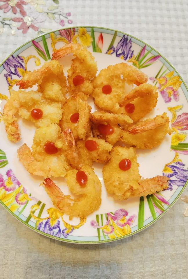 面包糠炸虾