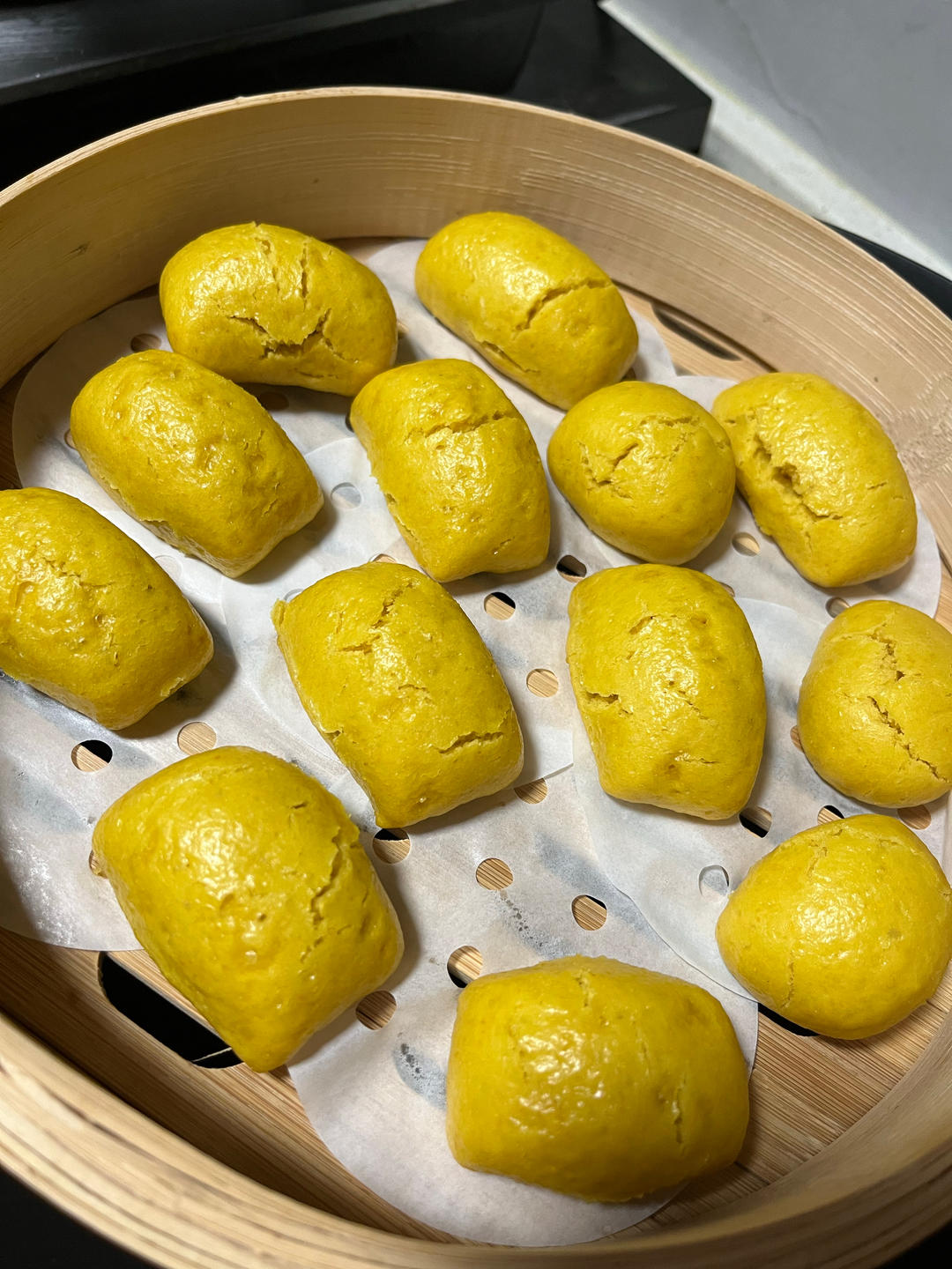 一发奶香小馒头，口感特别好！
