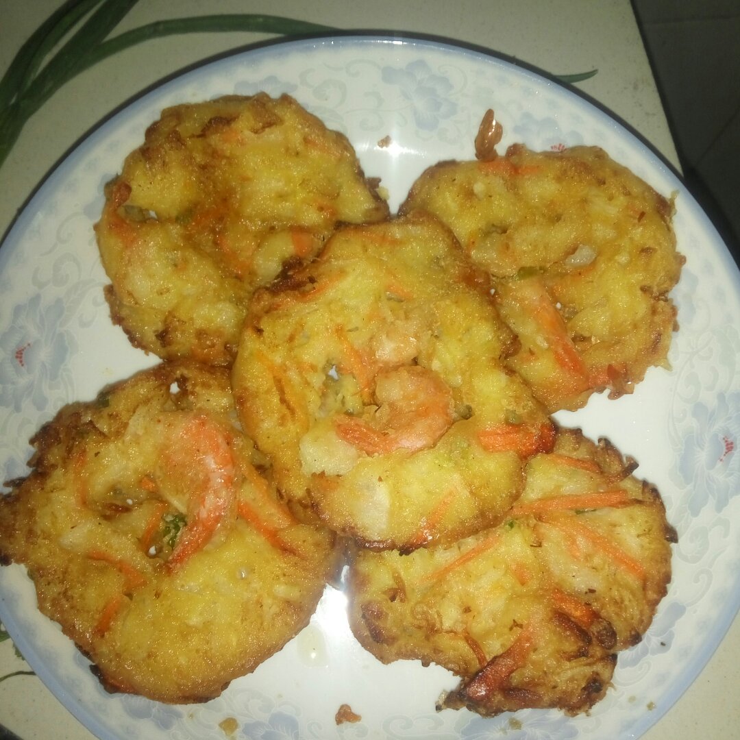 酥脆虾饼