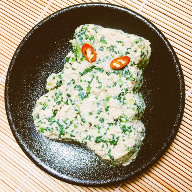 【曼食慢语】茼蒿拌豆腐