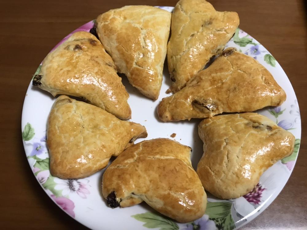 淡奶油葡萄干司康饼