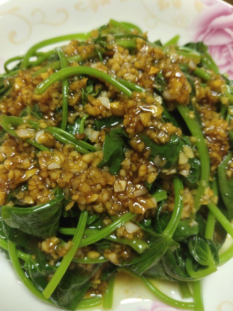 不用炒的番薯叶