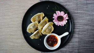 美味电饭煲煎饺的做法 步骤4