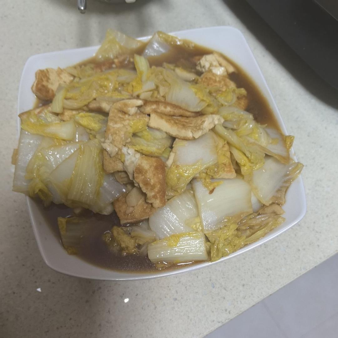 娃娃菜炖豆腐