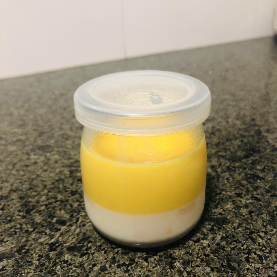 芒果牛奶果冻布丁