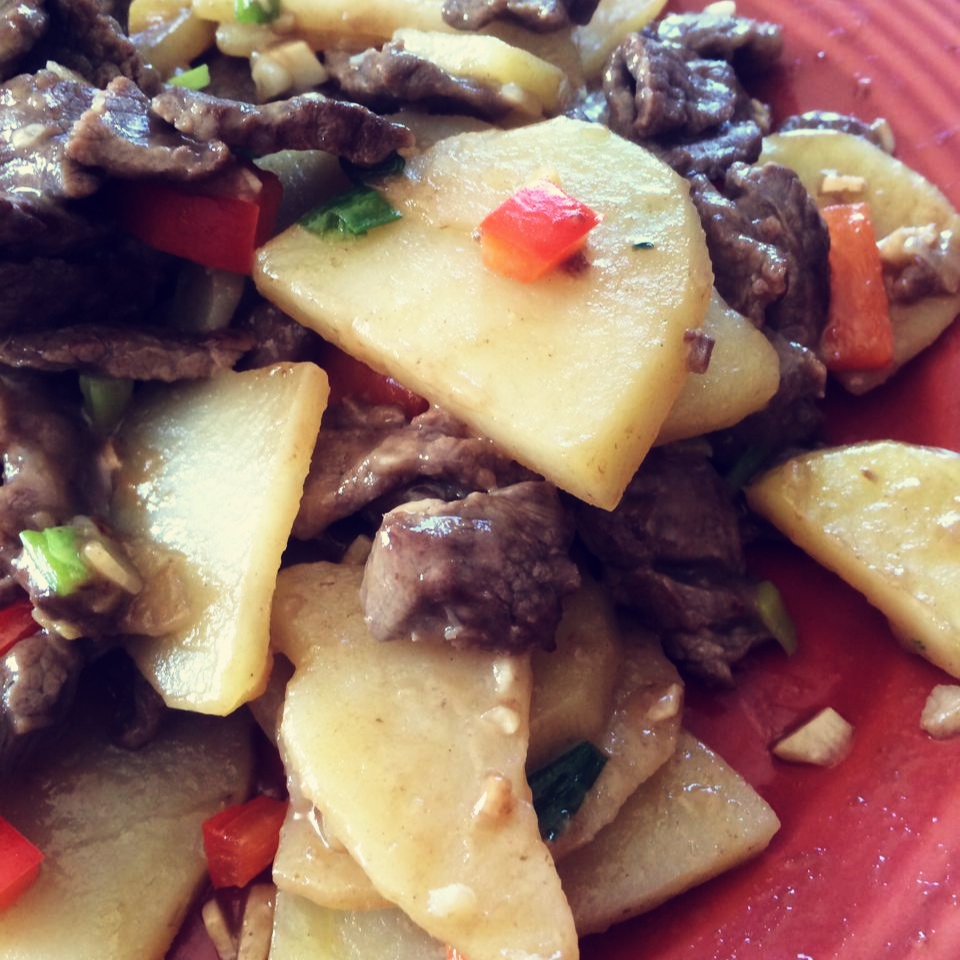 土豆炒牛肉
