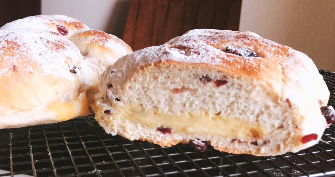 面包店里的常客——蔓越莓奶酪软欧