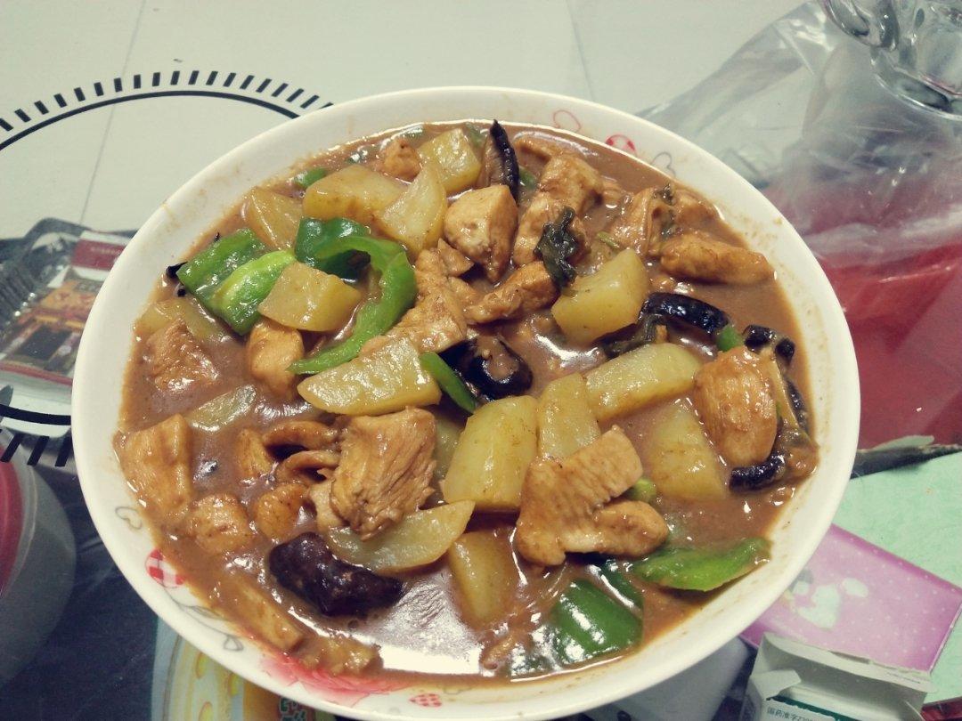 香菇土豆鸡块