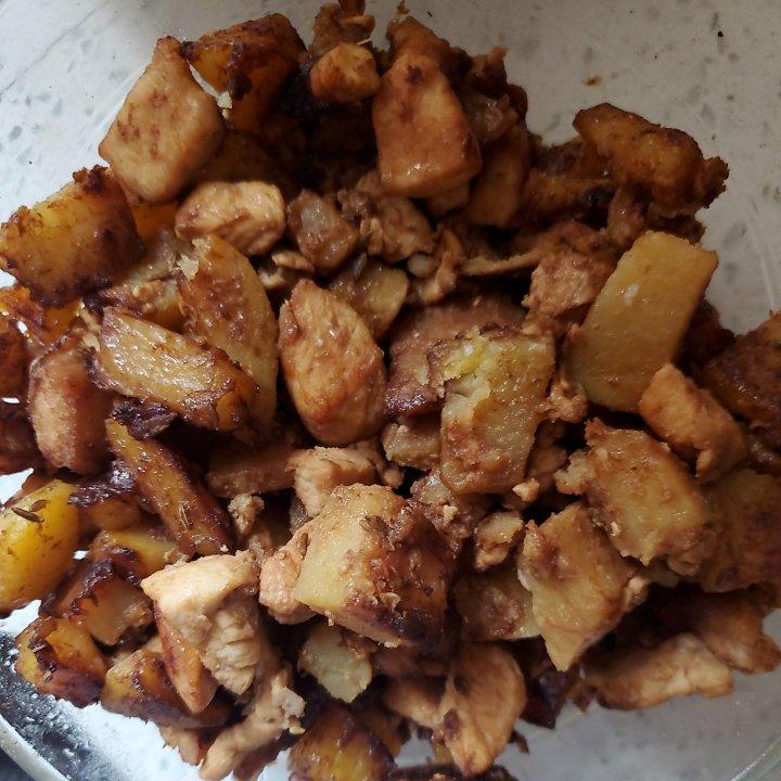 一道怎么做都好吃的干煎土豆鸡丁（红烧，咖喱，椒盐，孜然）