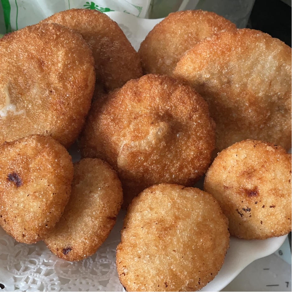 东北油炸糕（糯米粉豆沙馅儿）不翻车很简单