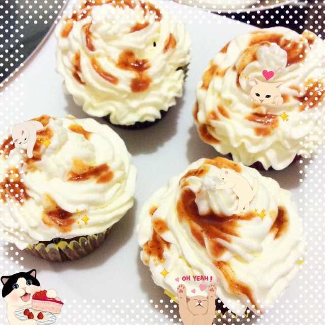 Caramel Macchiato Cupcake焦糖玛奇朵杯子蛋糕
