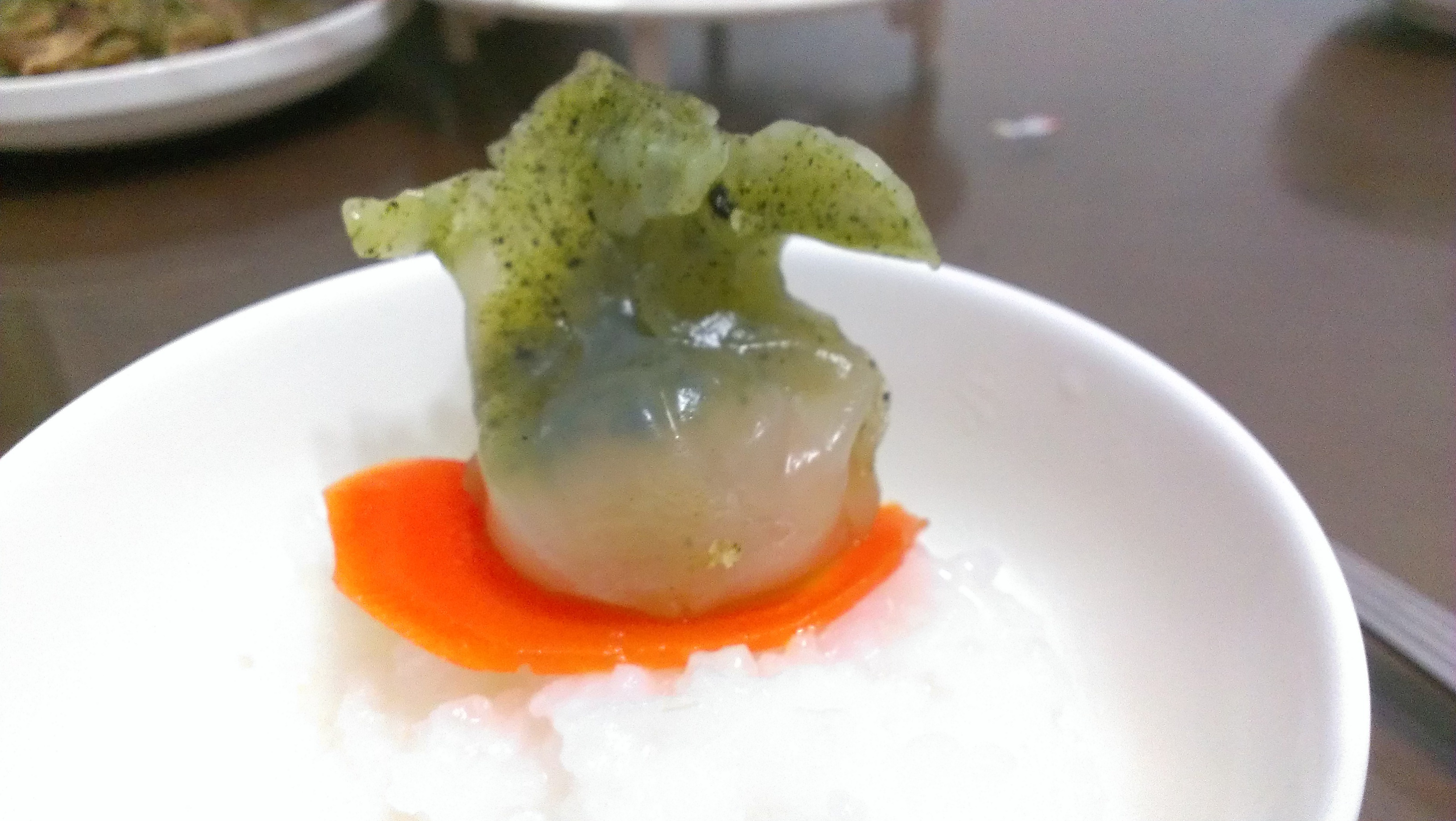 水晶象形白菜蒸饺