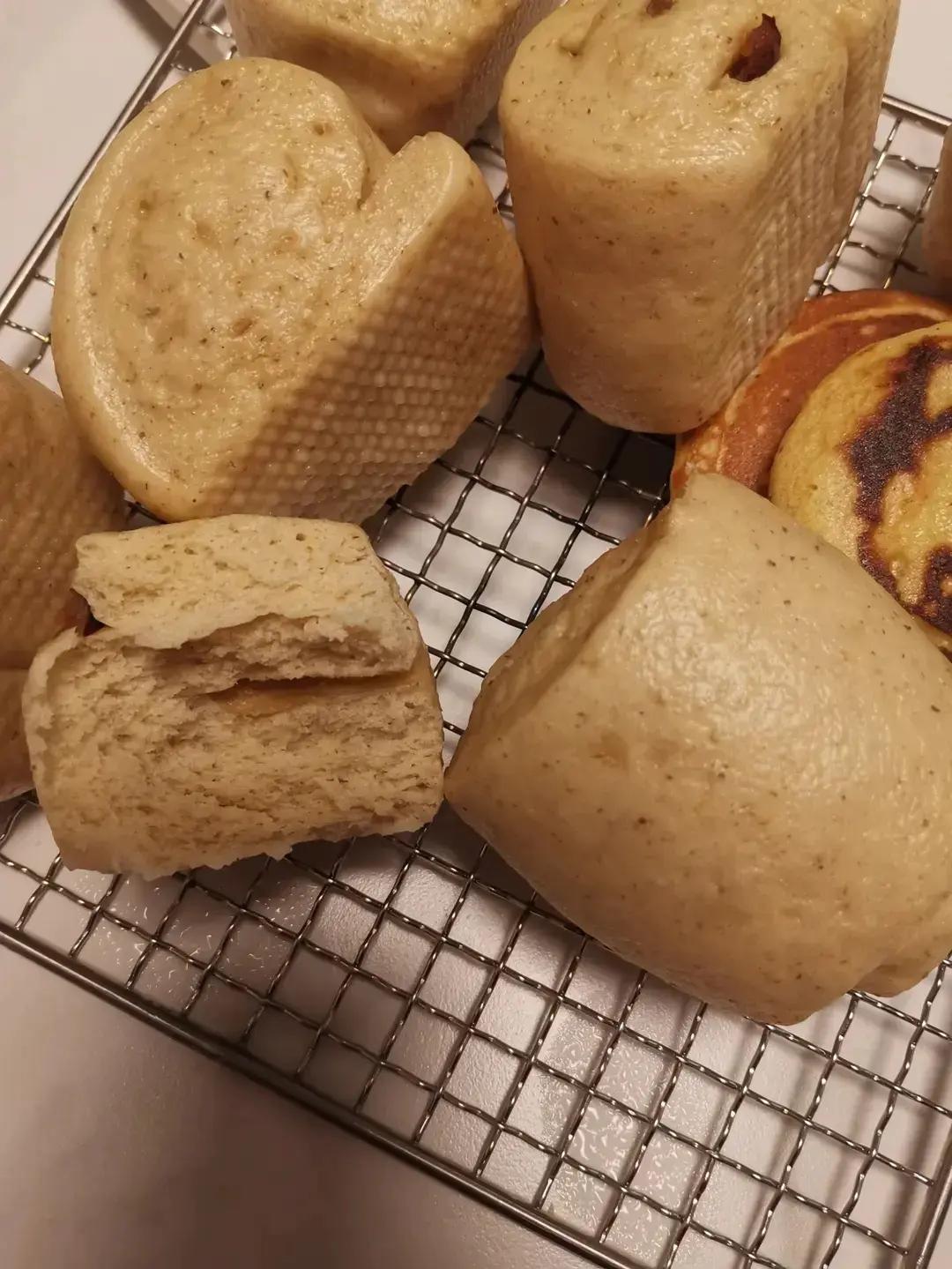 牛奶燕麦馒头【曼食慢语】