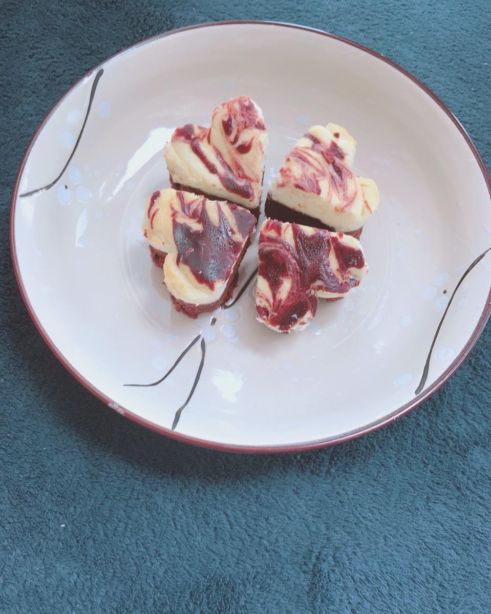 【魅惑你的双眼】红丝绒大理石双享乳酪蛋糕