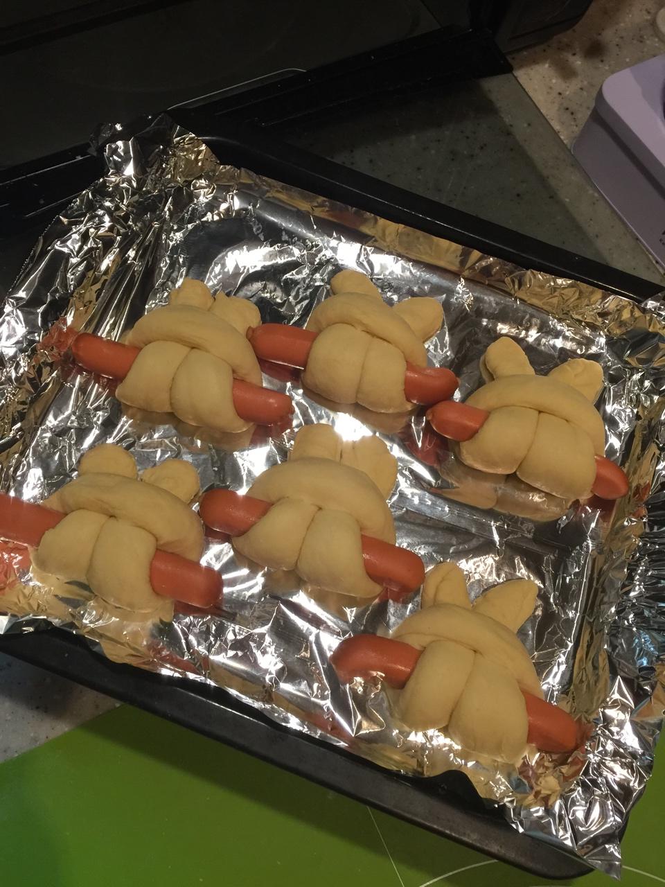 小兔子香肠包