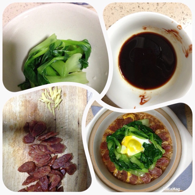 腊肠煲仔饭