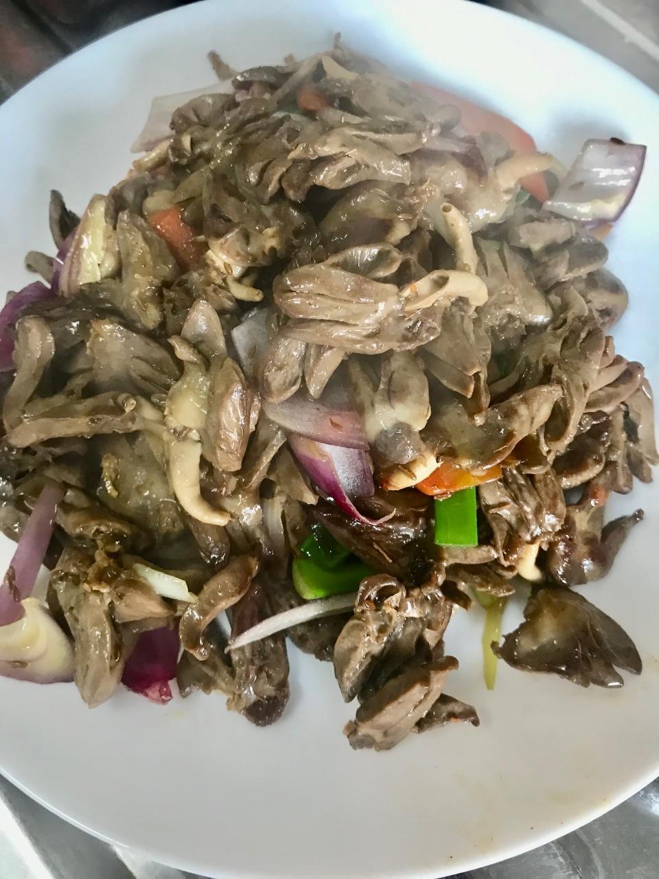 孜然鸡心的做法