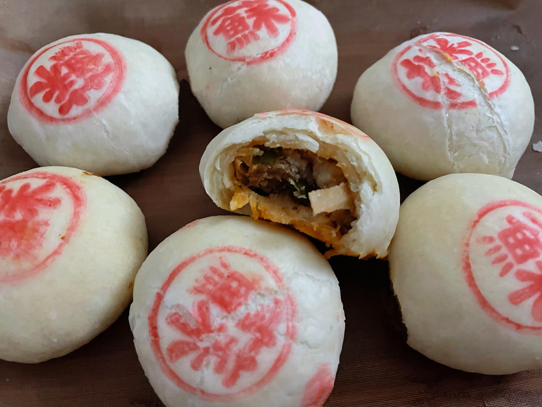 苏式榨菜鲜肉月饼