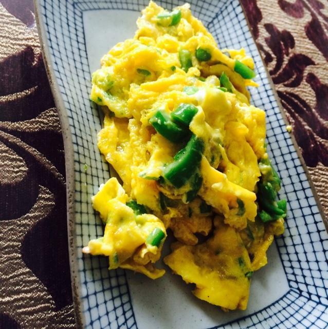 青椒炒蛋的做法