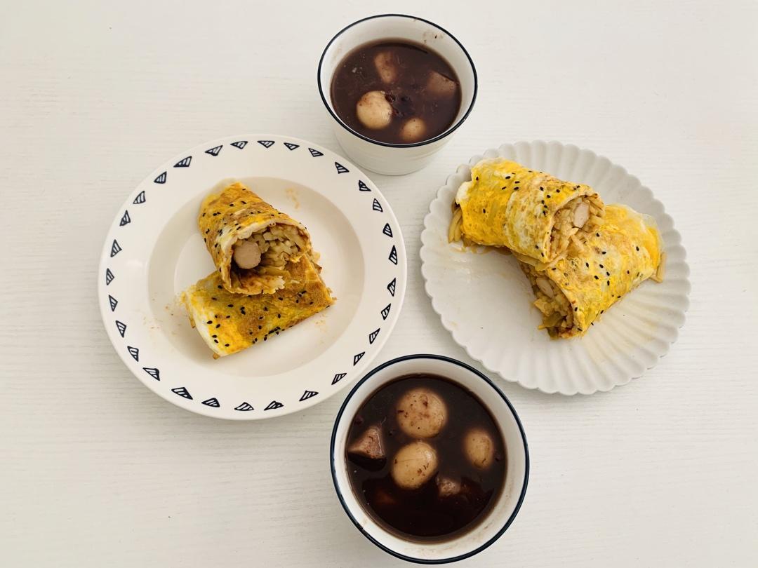 平底锅煎饼果子