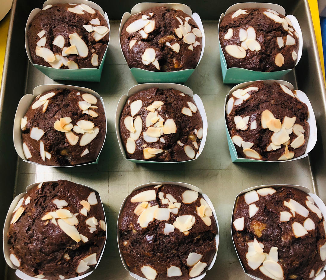 香蕉巧克力马芬