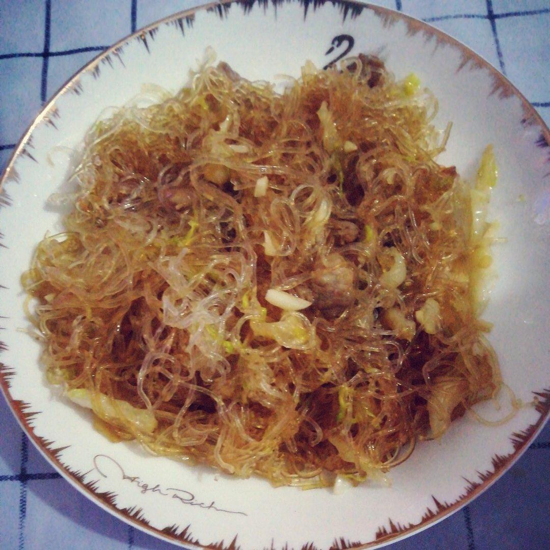 白菜炒粉丝
