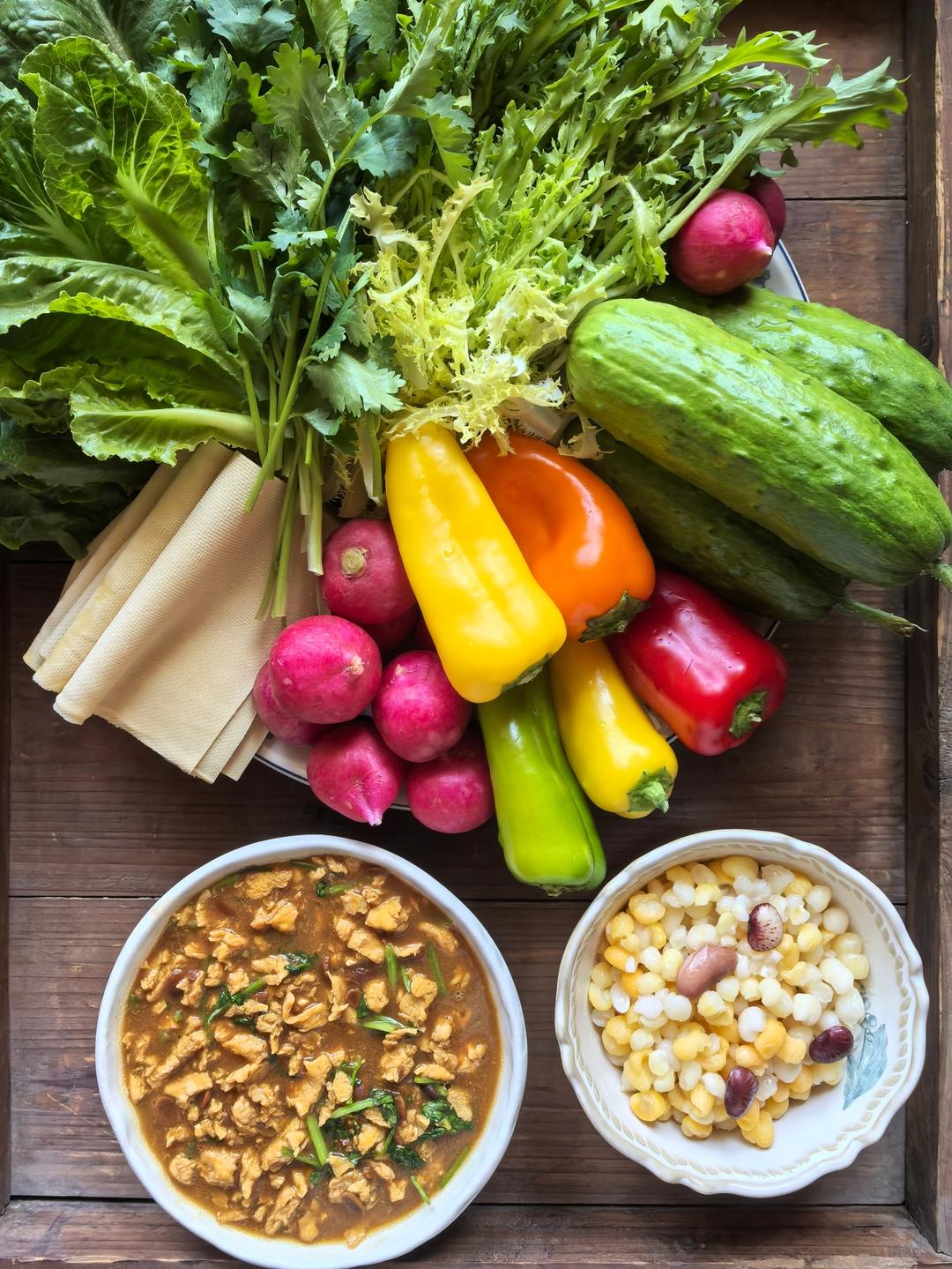 东北鸡蛋酱和基础款蘸酱菜