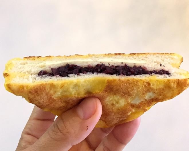 快手早餐～紫米奶酪西多士的做法