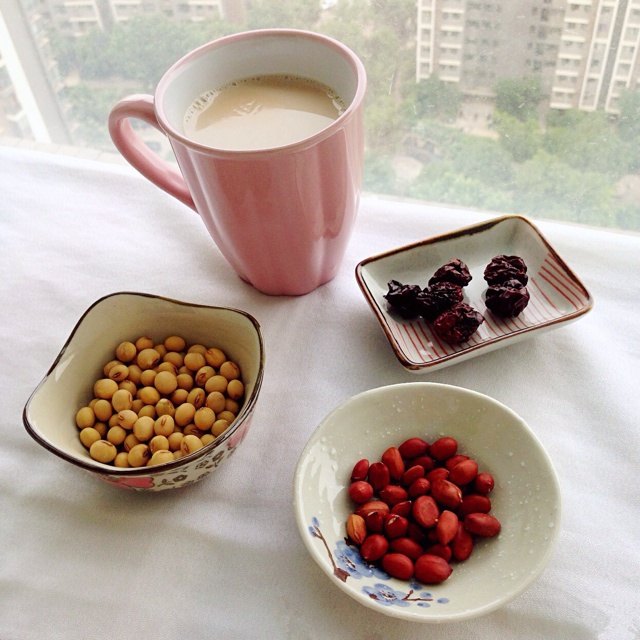 楚妍做的花生红枣豆奶豆浆机版