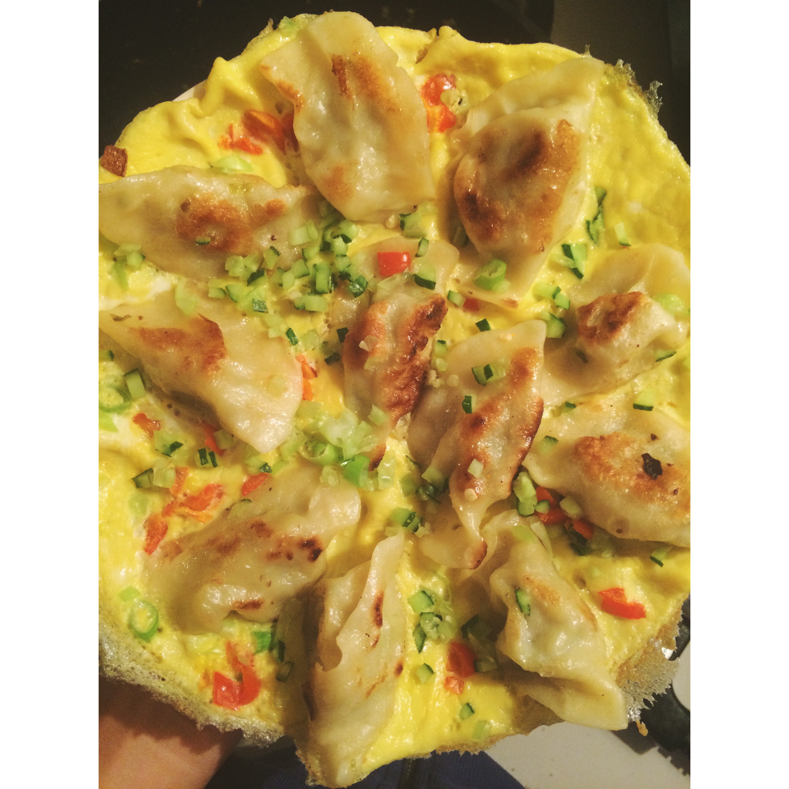 鸡蛋煎饺