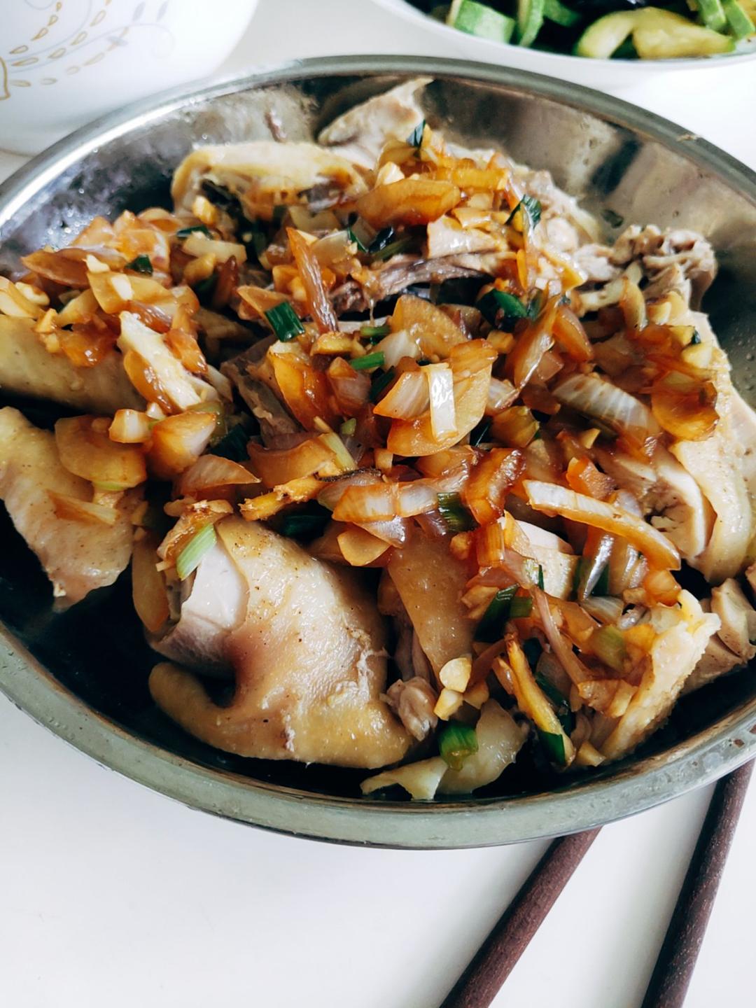 葱油鸡（姜葱鸡）简单做法全，详细到没下过厨都会做