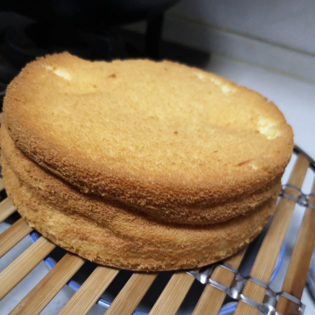 6寸原味戚风蛋糕