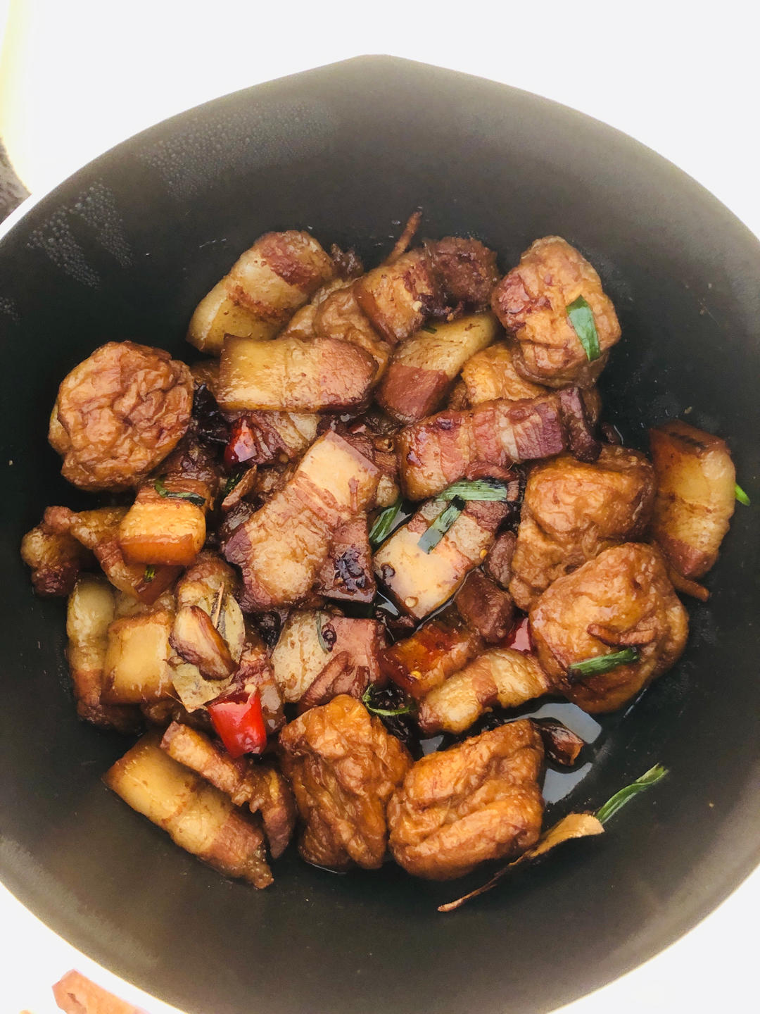 油豆腐烧肉