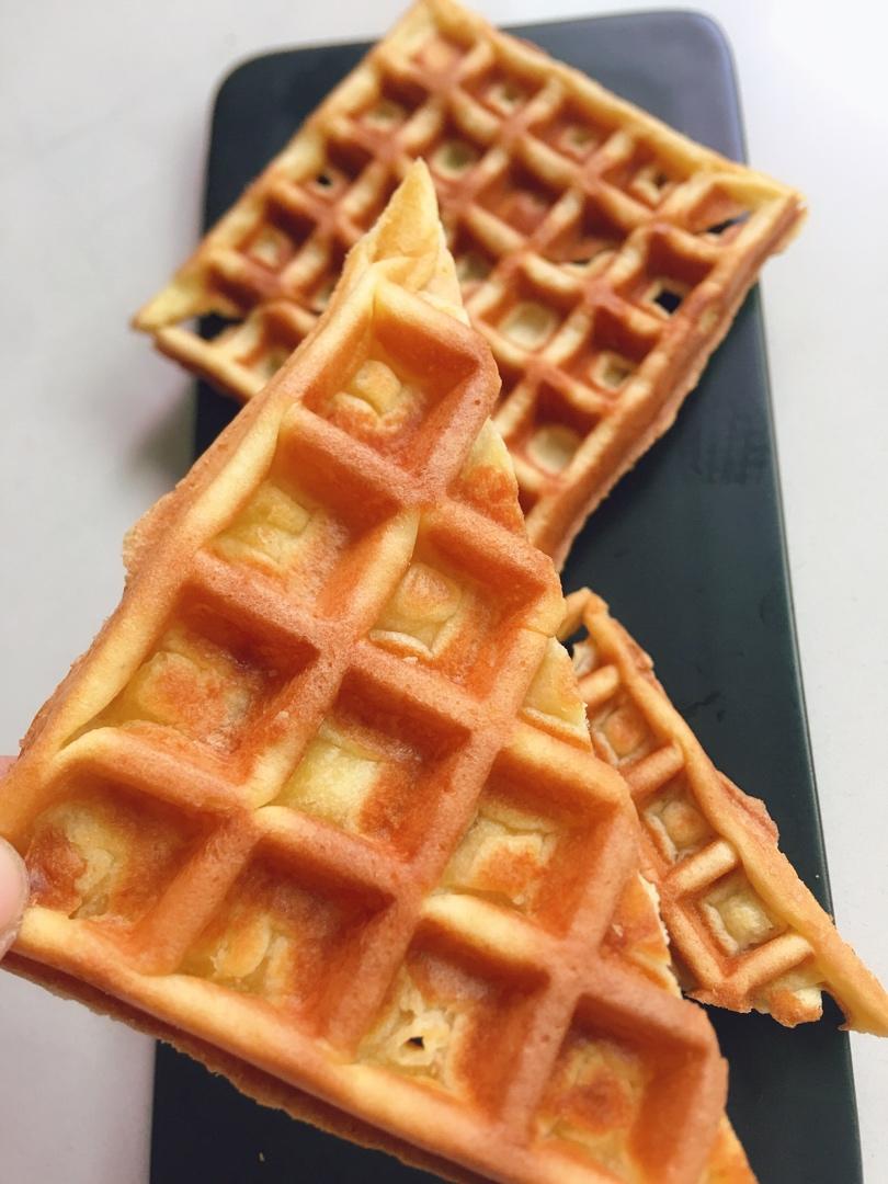 一口气吃六个！！超嗲！奶油松饼🧇