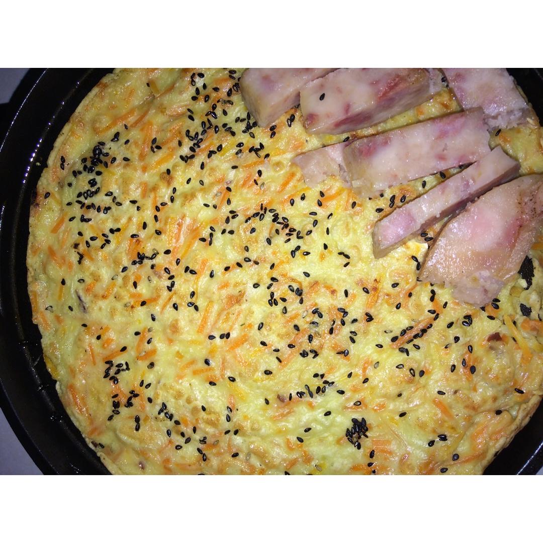 胡萝卜鸡蛋饼