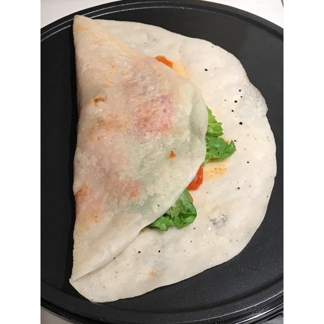 纯素椰奶抹茶煎饼/可丽饼（极简版）