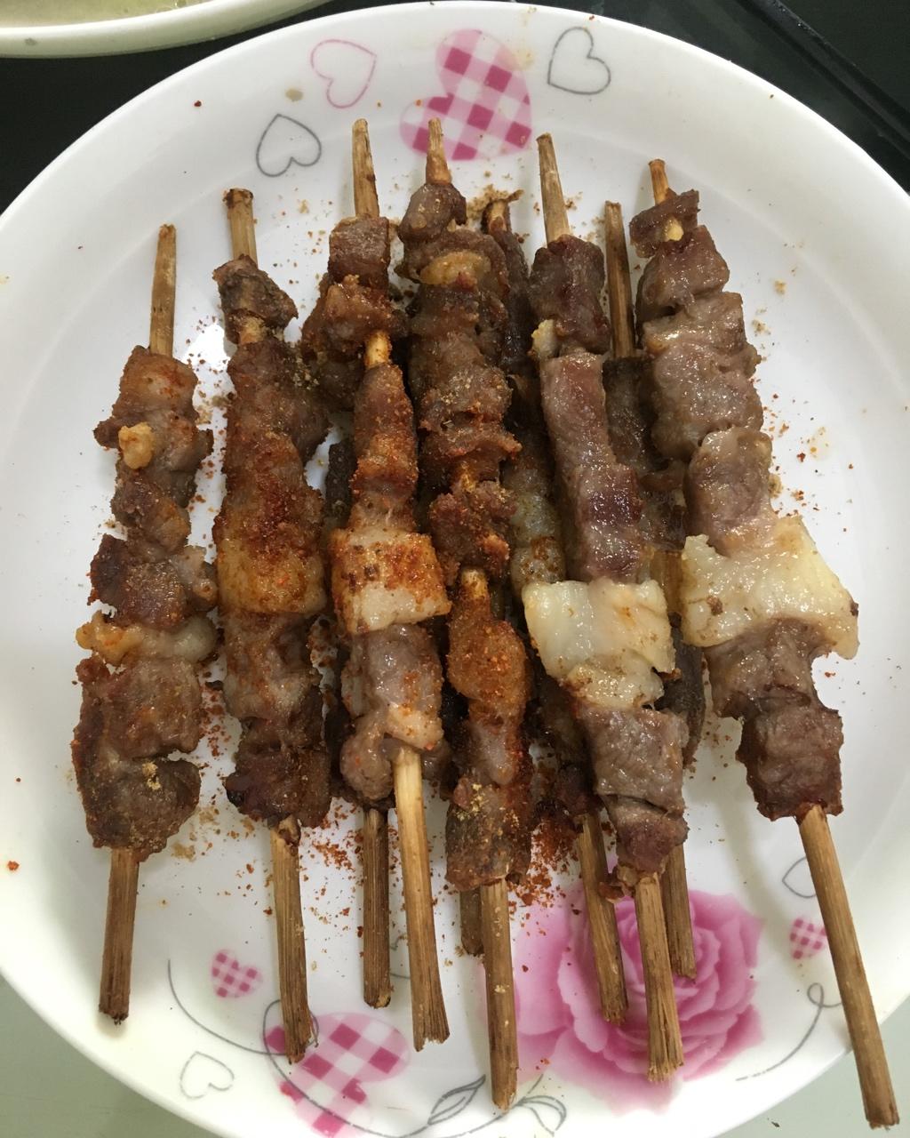 空气炸锅之羊肉串