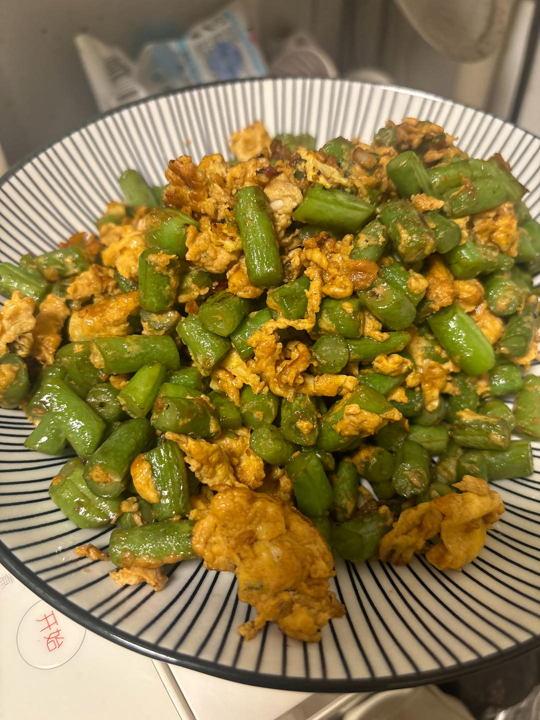 豆角炒蛋超级下饭菜，不好吃算我输
