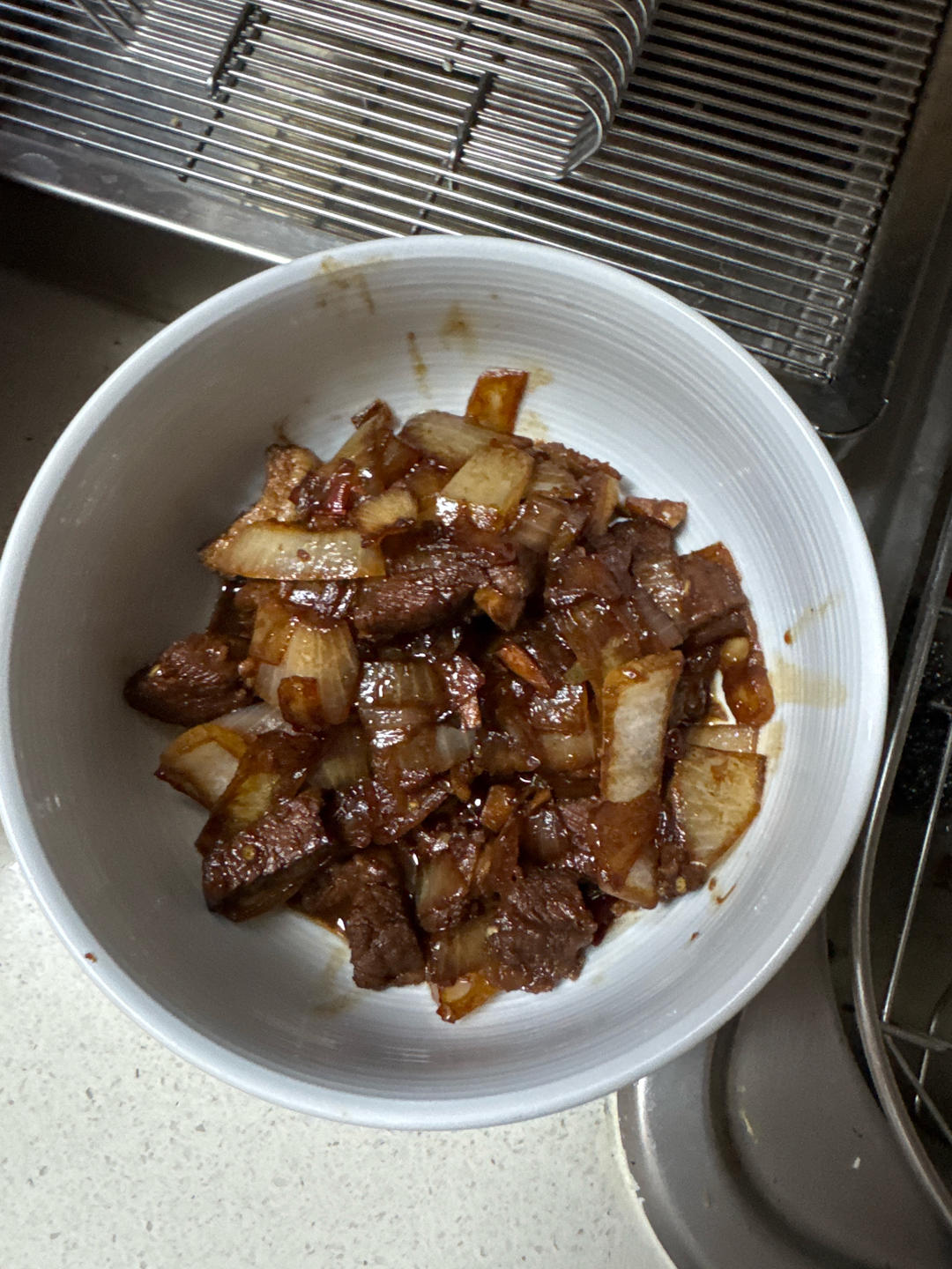 洋葱炒羊肉