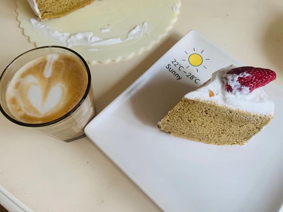 0糖低脂纯苦荞麦戚风蛋糕（无面粉版）