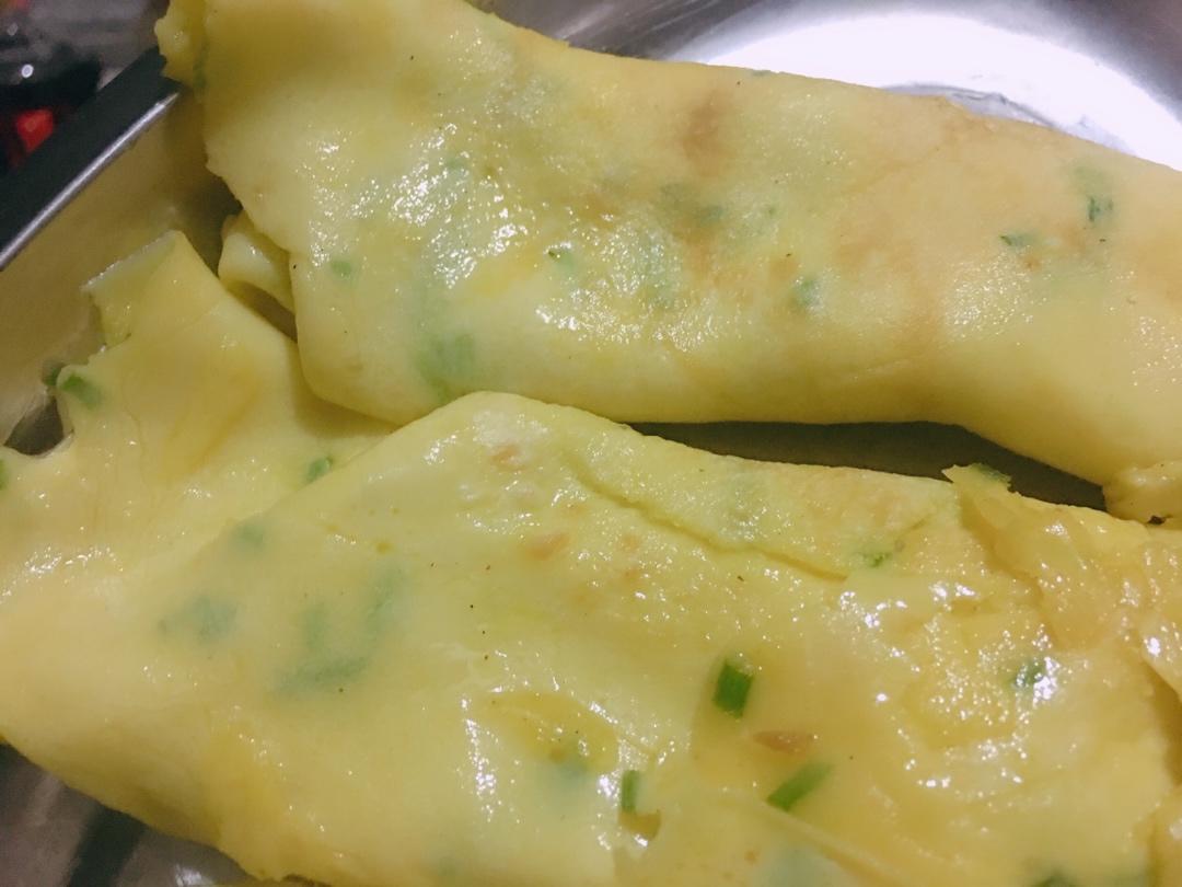 简单快手蔬菜鸡蛋煎饼
