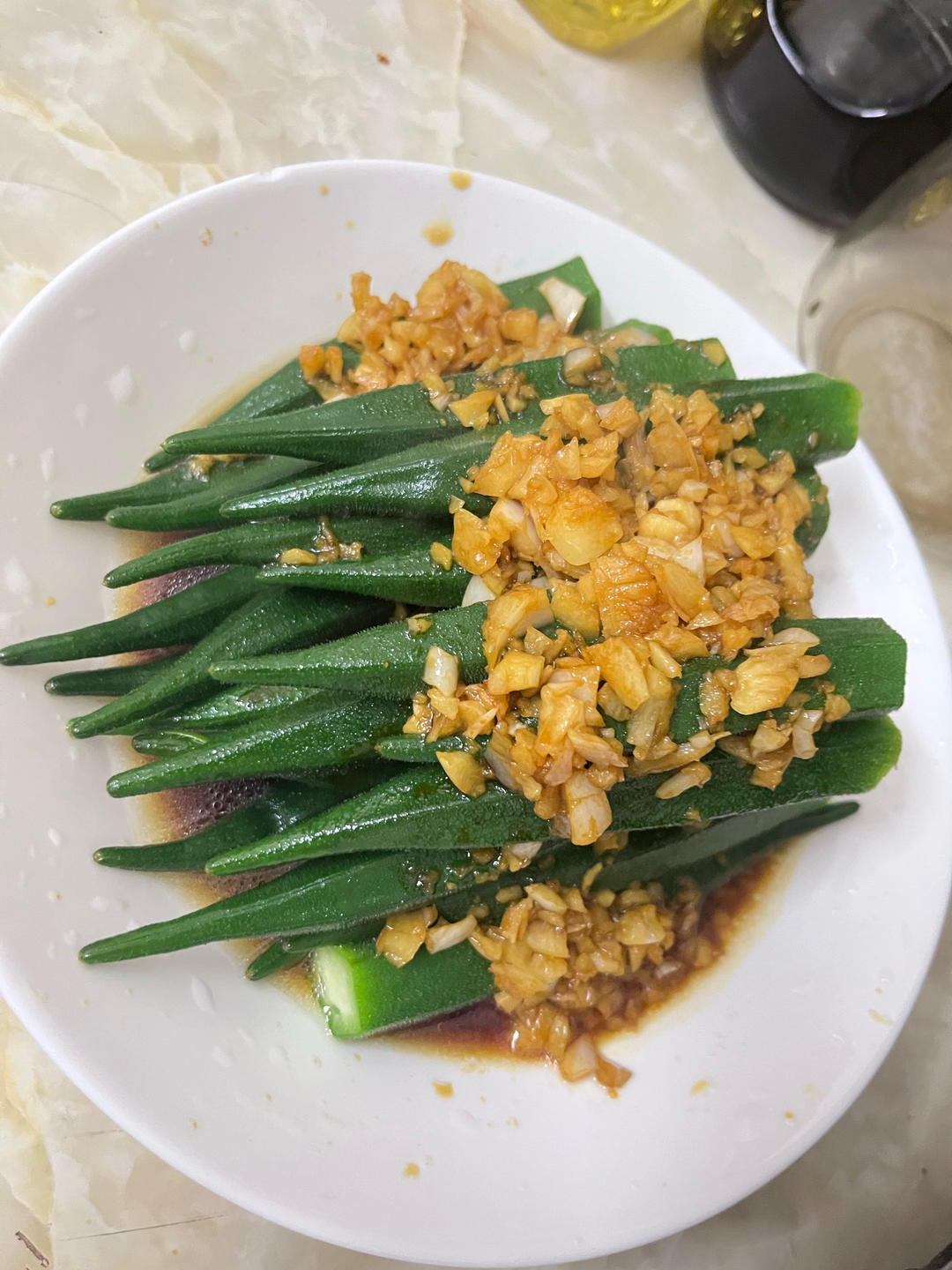 蒜蓉秋葵