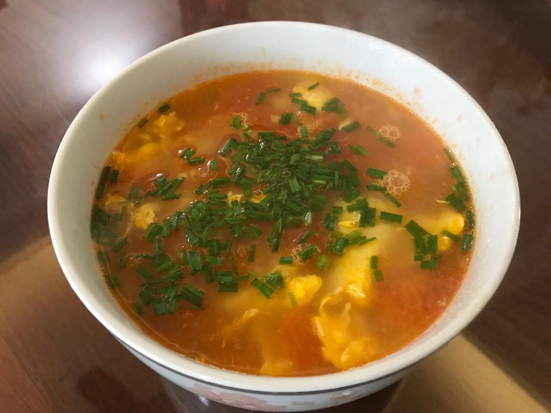 好喝到爆的西红柿鸡蛋汤