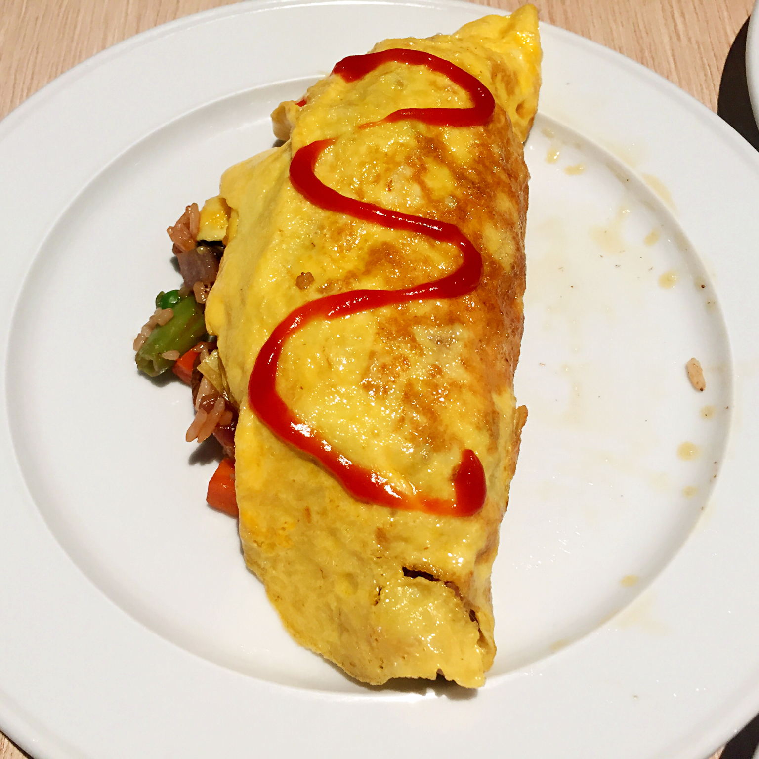 勤奋的昭昭超人做的超正宗日式蛋包饭