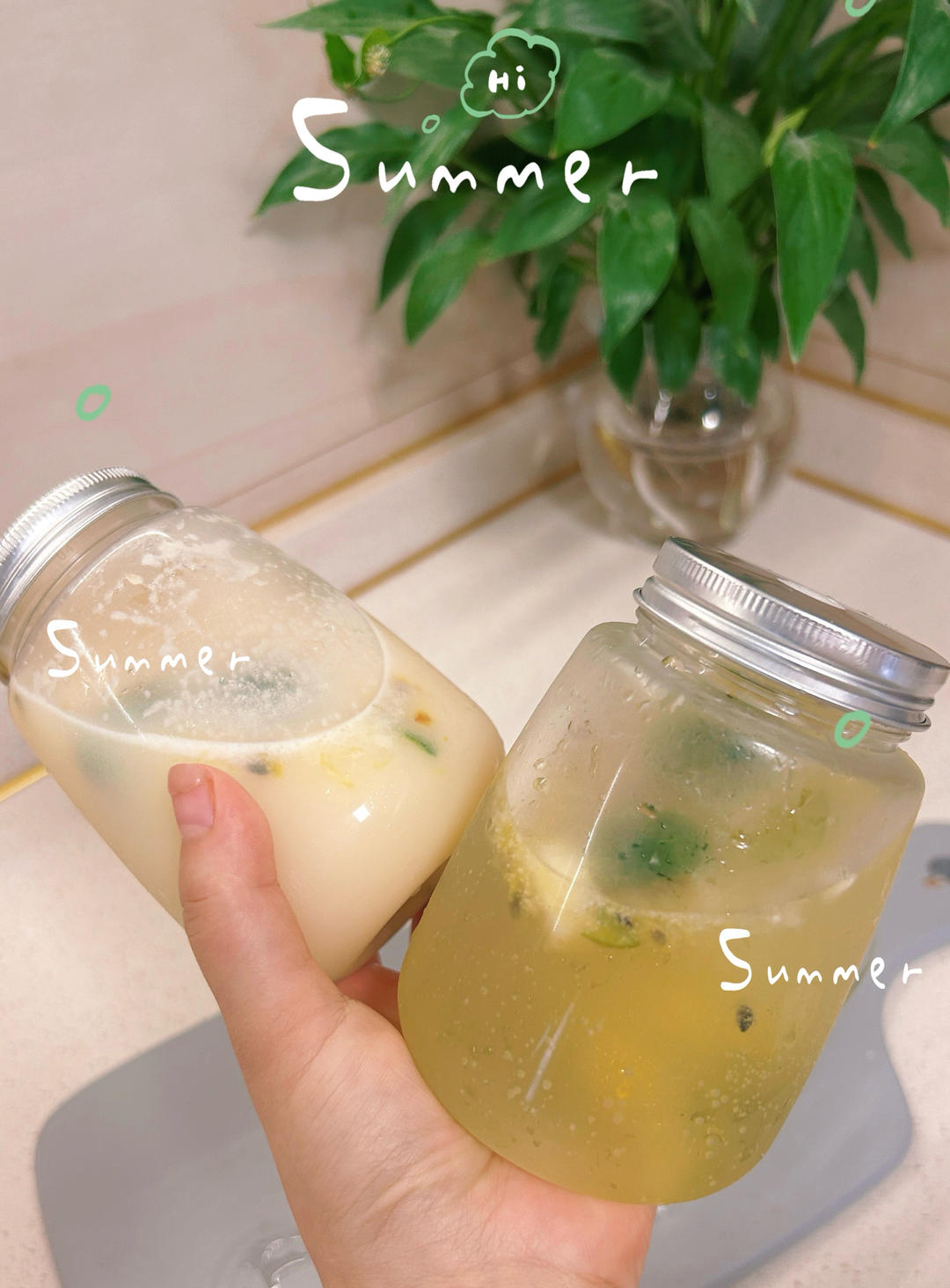 金桔柠檬百香果茶