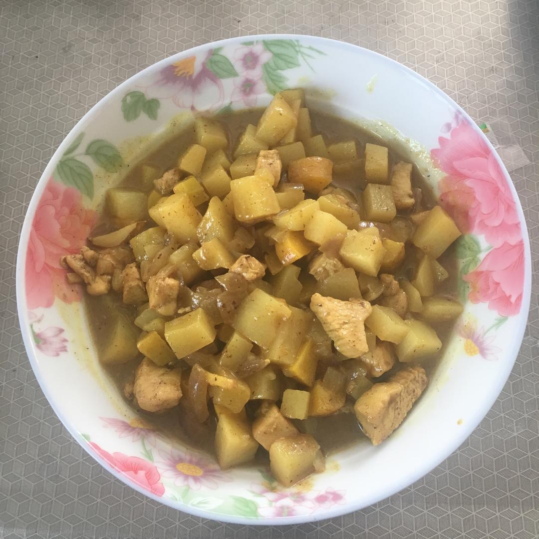 咖喱土豆鸡块