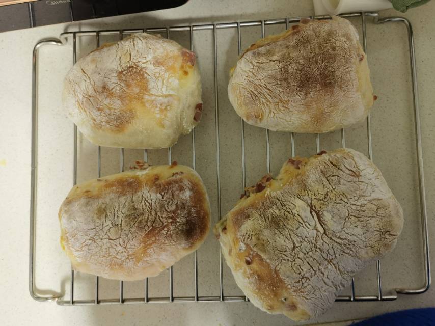 【ciabatta】家庭版恰巴塔，软乎乎的拖鞋面包