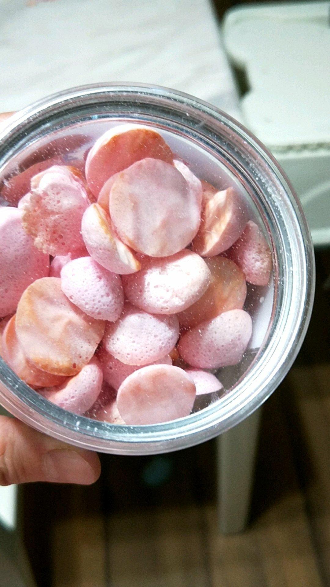 迷人的火龙果溶豆酸奶溶豆宝宝辅食