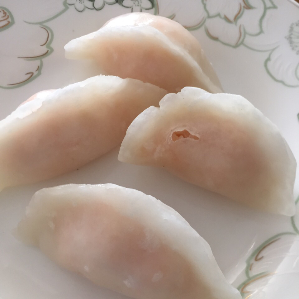 弯梳虾饺